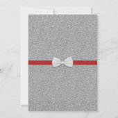 M. Onederful Birthday Invitation Red & Silver (Dos)