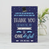 M. Onederful Carte de remerciements 20-15 (Debout devant)