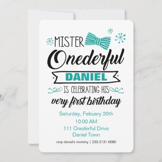 M. Onederful Invitation (Devant)