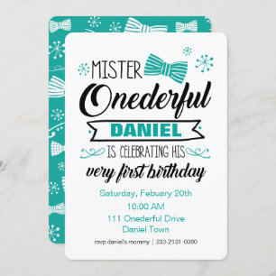 M. Onederful Invitation