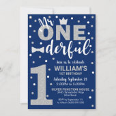 M. Onederful Invitation Royal Navy Silver Boy (Devant)