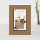 M. ou Mme Modèle de l'enseignant (Devant)