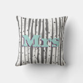 M. ou Mme personnalise les Coussins de Birch Tree (Verso)