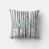 M. ou Mme personnalise les Coussins de Birch Tree (Recto)
