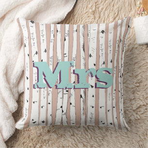 M. ou Mme personnalise les Coussins de Birch Tree