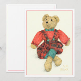 M. OURS 5.5x7.5 Carte Plate