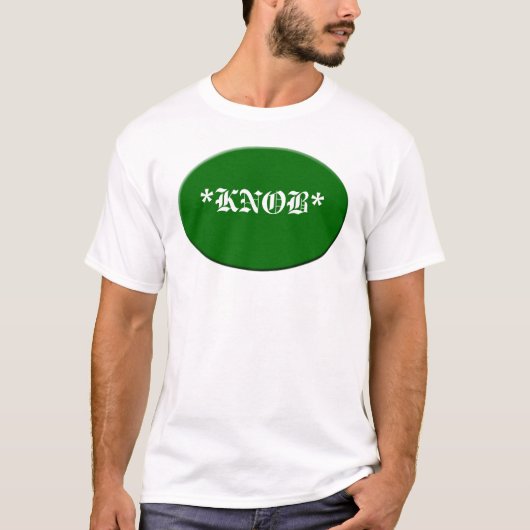 m_oval, *KNOB* T-shirt (Voorkant)
