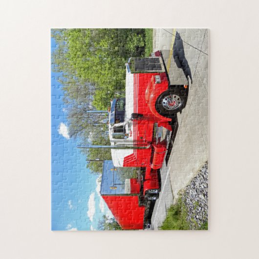 M. Page Puzzle rouge et blanc W900L (Vertical)