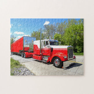M. Page Red & White W900L Puzzle Legpuzzel