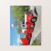 M. Page Red & White W900L Puzzle Legpuzzel (Verticaal)