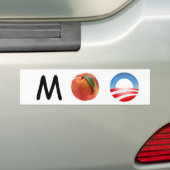 M Peach Obama - Impeach Obama! Bumpersticker (Op auto)