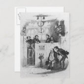 M. Pickwick en SAM in het kantoor van de procureur Briefkaart (Voorkant / Achterkant)