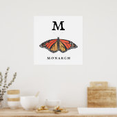 "M" pour Monarch Print, Value Poster Paper (Matte) (Cuisine)