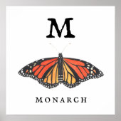 "M" pour Monarch Print, Value Poster Paper (Matte) (Devant)