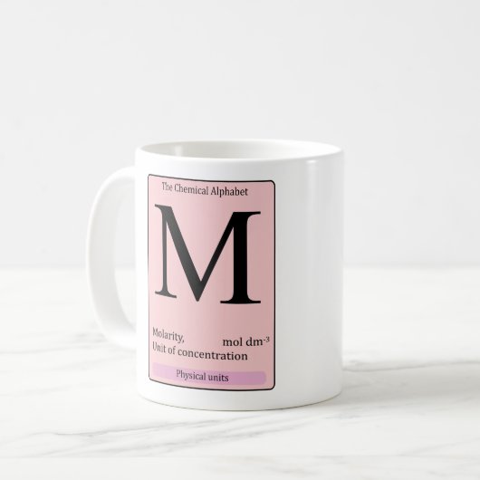 M première tasse de l'alphabet chimique (Devant gauche)