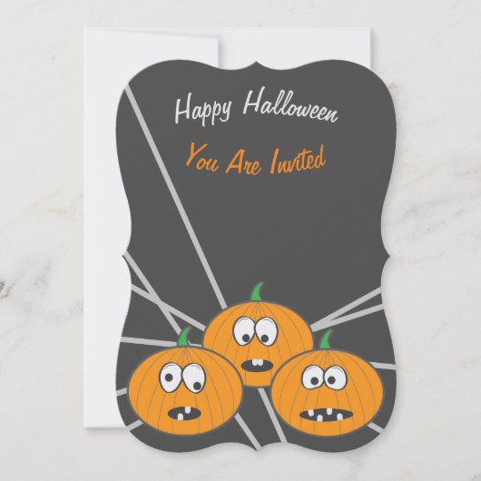M. Pun ! Bonne Invitations Halloween (Devant)