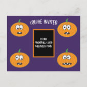 M. Pun ! Carte Invitation Halloween (Devant)