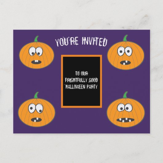M. Pun ! Carte Invitation Halloween (Devant)