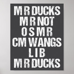M R Eenden M R Niet O S M R Cm Wangs Lib M R Eende Poster