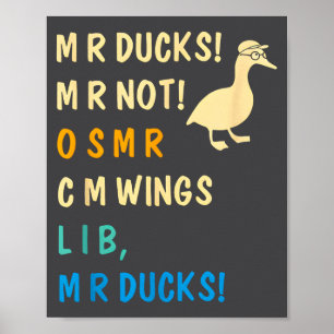 M R Eenden M R Niet O S M R Cm Wangs Lib M R Eende Poster