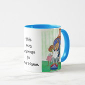 M. Rabbit Café Mug à personnaliser (Devant droit)