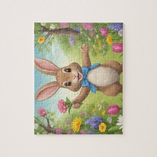 M. Rabbit Easter Jigsaw Puzzle (Vertical)