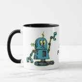 M. Robot Personalized Mug (Gauche)
