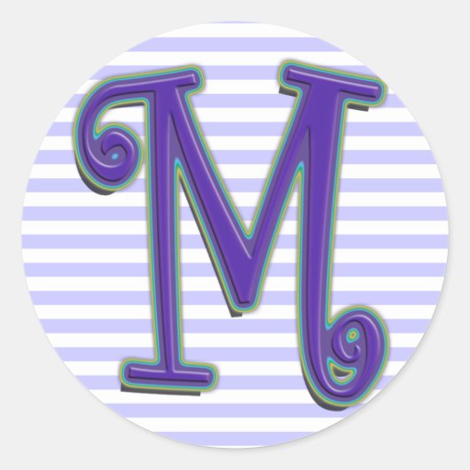 M RONDE STICKER (Voorkant)