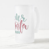 M. Santa Claus Gelée Vitre Mug (Devant droit)