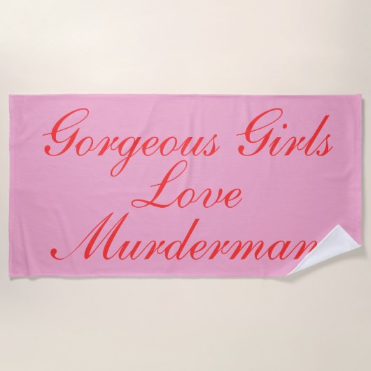 M Serviette de plage pour femmes (Devant)