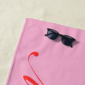 M Serviette de plage pour femmes (En situation)