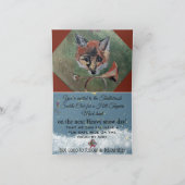 m. Sly Fox Hunt Invitation pliée (Intérieur)