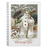 M. Snowman et M. Crow Carnet (Devant)