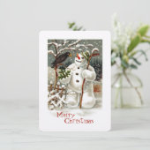 M. Snowman et M. Crow Invitation (Debout devant)