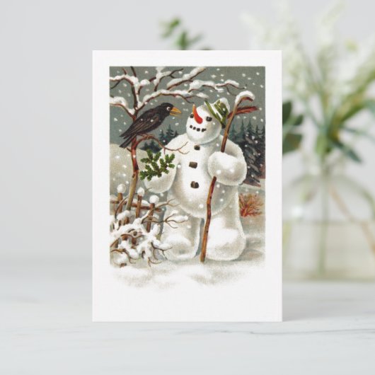 M. Snowman et M. Crow Invitation (Debout devant)