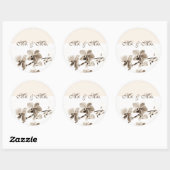 M. & Stickers Mme Wedding (Feuille)