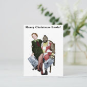 M. T et Nancy Reagan Carte de Noël (Debout devant)