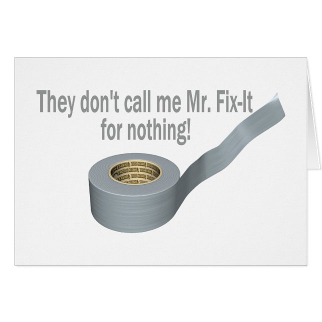 M. Tape Fix It (Devant horizontal)