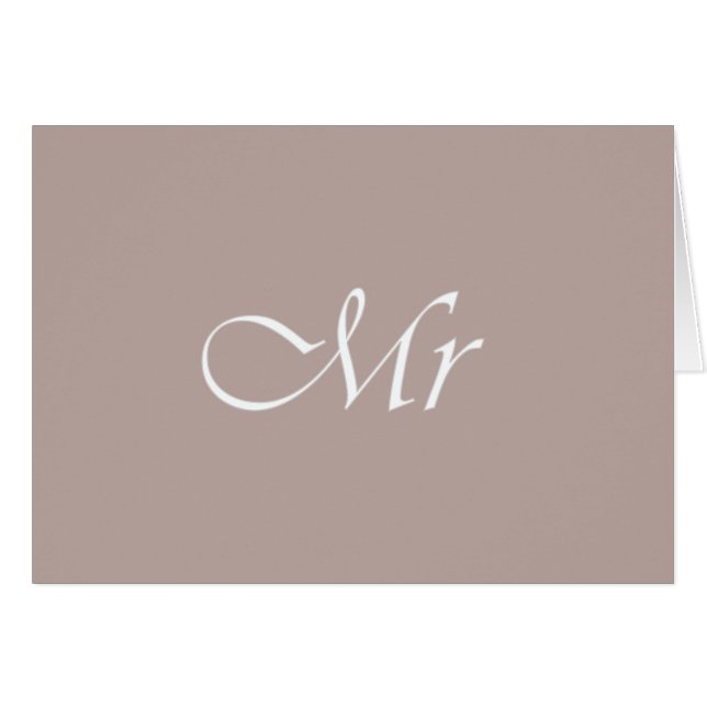 M. Typographie Beige (Devant horizontal)