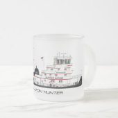 M/V Ron Hunter Matglas Koffiemok (Voorkant rechts)