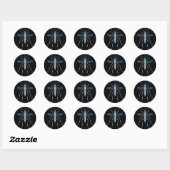 M VERMOGEN, RONDE STICKER (Vel)