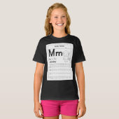 M voor aap t-shirt (Voorkant volledig)