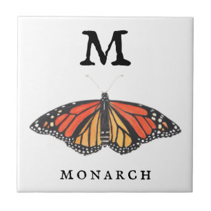 "M" voor Monarch Tegeltje