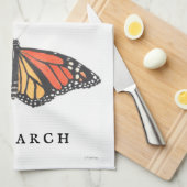 "M" voor Monarch Theedoek (Quarter Fold)