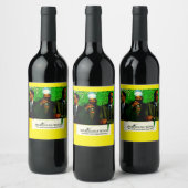 M WINE JMT Custom Wine Bottle Étiquette (3,5 po x (Bouteilles)