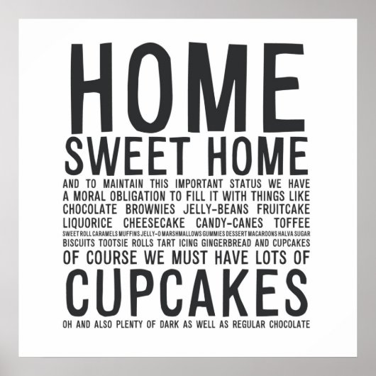 MA020 HOME SWEET HOME POSTER (Voorkant)