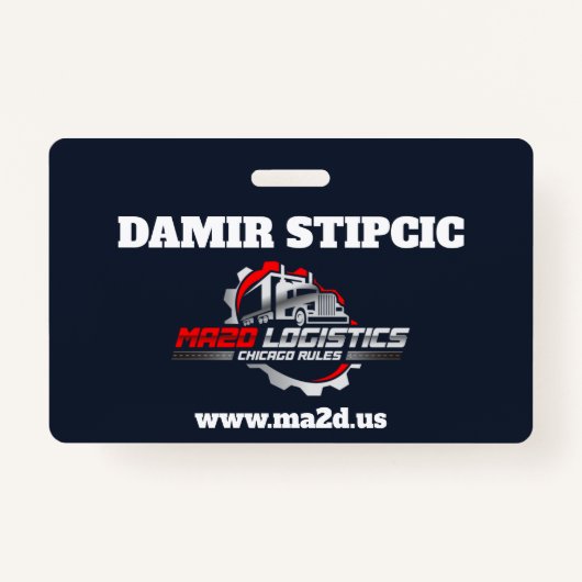 MA2D LOGISTIEK BADGE (Voorkant)