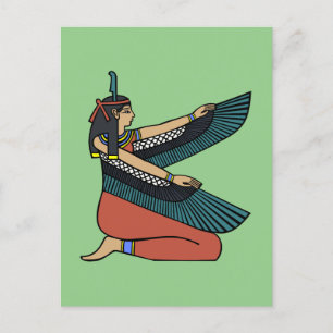 Ma’at (Egyptische godin) Briefkaart