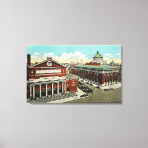MA Avenue Uitzicht Symphony, tuinbouw Canvas Afdruk