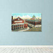 MA Avenue Uitzicht Symphony, tuinbouw Canvas Afdruk (Insitu (Houten vloer))